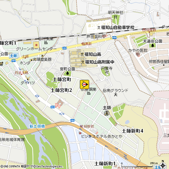 株式会社タイヤサービス福知山付近の地図